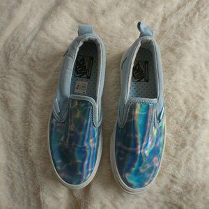 Autism Awareness Slip On Vans